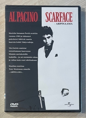 Brian De Palma: SCARFACE - arpinaana (1983) Al Pacino (UUSI)
