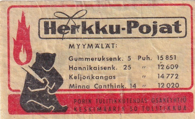 Herkku - Pojat,  Gummeruksenk. 5    6/1