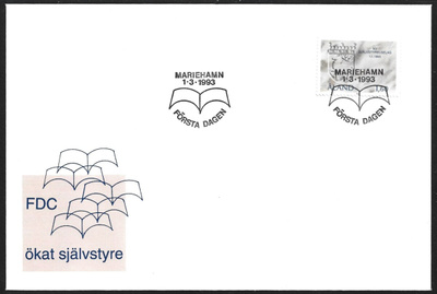 FDC Åland 1993 Uusi Itsehallintolaki  LaPe ÅL 065