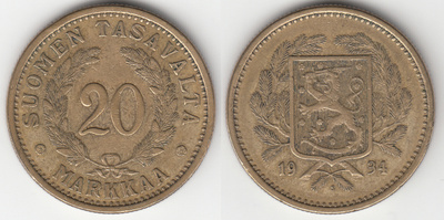 20 mk 1934