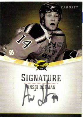 2012-13 Cardset ANSSI LÖFMAN SaiPa Signature nimmarI