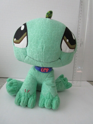Littlest Pet Shop pehmo, vihreä Iguana