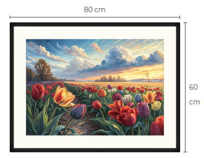 Uusi Kukkapelto maisema taulu 60 cm x 80 cm