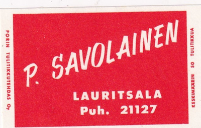 Lauritsala, P. Savolainen   4/15