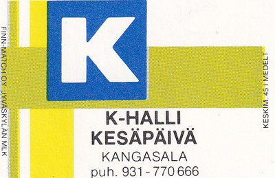 Kangasala, K- halli Kesäpäivä    7/3