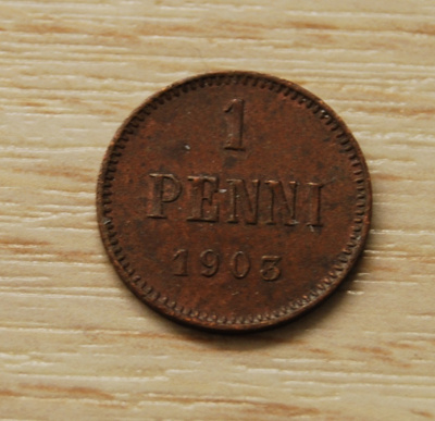 1 PENNI 1903 Nikolai II