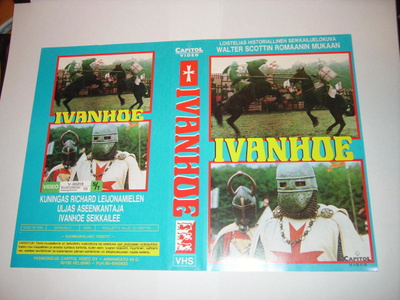 Vhs kansipaperi Fix - IVANHOE (Sis.postikulut)