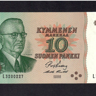 10mk 1980 L KU-Pun Pakkasileä