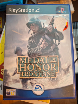 PS2 Medal of Honor Frontline + kotelo ja ohjeet