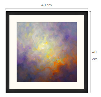 Uusi uniikki abstrakti art print taulu 40 cm x 40 cm