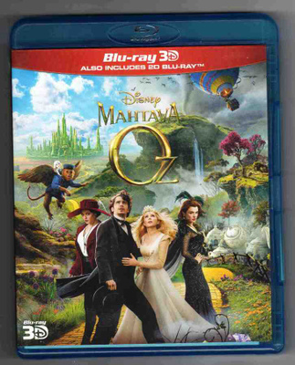 Mahtava Oz (Sam Raimi) Blu-ray 3D + Blu-ray Suomijulkaisu!