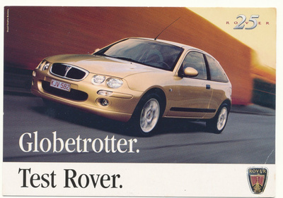 Autokortti ROVER GLOBETROTTER