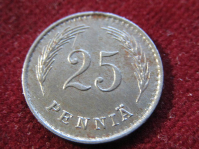25 penniä 1943 fe