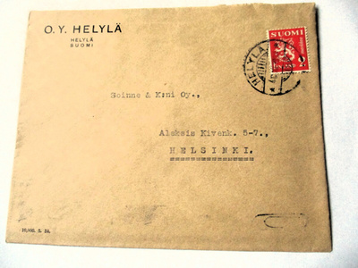 1938 Helylä Oy Helylä kuori