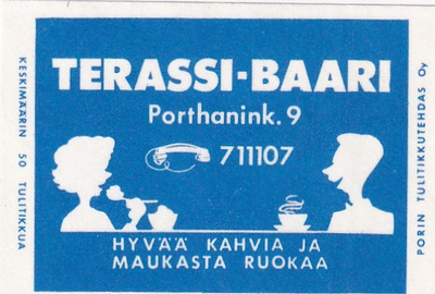 Helsinki ? Terassi - Baari, Porthanink. 9    4/15