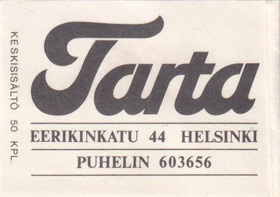 Helsinki, Tarta , Eerikinkatu 44  ,  e47