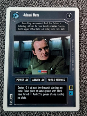 SW CCG - Admiral Motti