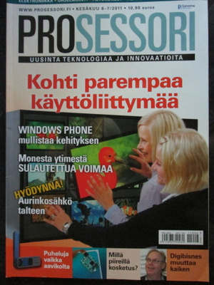 PROSESSORI TIETOKONE OHJELMOINTI TIETOLIIK. LEHTI 6-7/2011