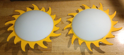 Aurinko Kattovalaisimet 2kpl.