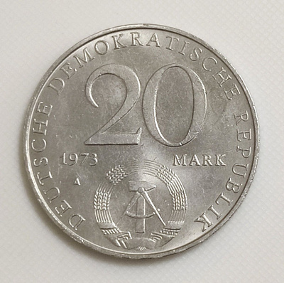Itä-Saksa 20 Mark 1973, Otto Grotewohl