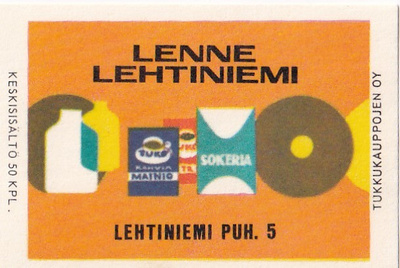 Lehtiniemi. Lenne Lehtiniemi      b434