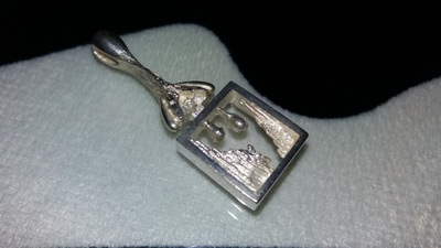 Vintage  Kotimainen desing hopea riipus 925 Y7
