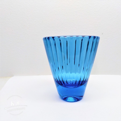 Iittala sininen löytö maljakko