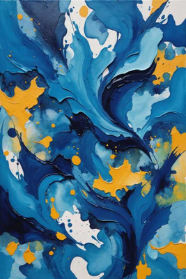 Uusi Abstrakti alumiinitaulu 20 cm x 30 cm
