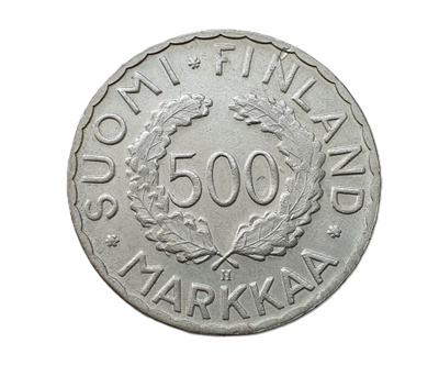 500 mk 1951 Juhlaraha - harvinainen - hyväkuntoinen!