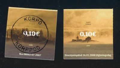 2008 yleismerkki 0,10 € Lo ja **