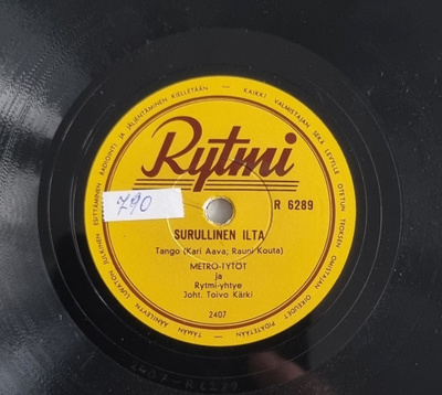 Savikiekko 1955 - Metro-Tytöt / Juha Eirto - Rytmi - R 6289
