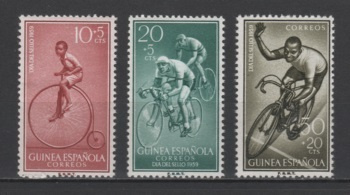 (S0622) SPANISH GUINEA, 1959 (Stamp Day. Bicycles). MNH**