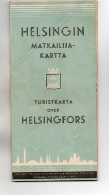 Helsinki: Matkailukartta vuodelta 1949