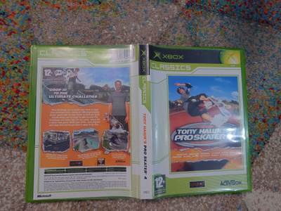 tony hawk's pro skater 4 xbox cib