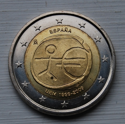 2 Euro Espanja 2009 EMU