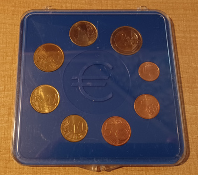 Eurorahasarja 2002 Portugal 1C - 2€ UNC