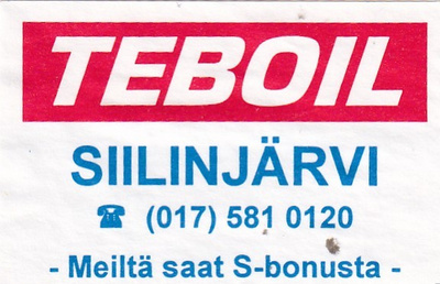SIILINJÄRVI TEBOIL  6/6