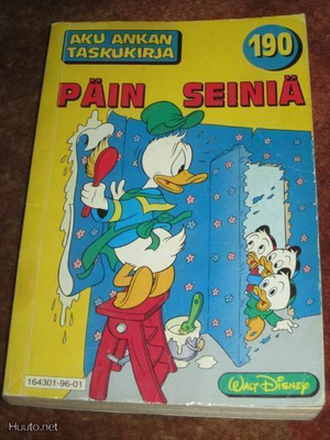 AKU ANKAN TASKUKIRJA 190 - PÄIN SEINIÄ