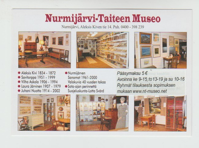 Postikortti, NURMIJÄRVI, Taiteen Museo