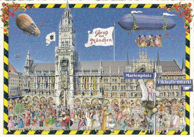 München raatihuone (Tausendschön-kortti)