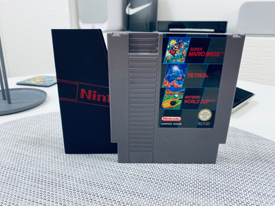 NES Super Mario Bros. Tetris Nintendo World Cup PAL SCN