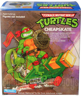 TMNT vintage CHEAPSKATE SEALED - HEAD HUNTER STORE.