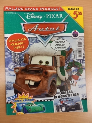 Autot 12/2012, Disney pixar
