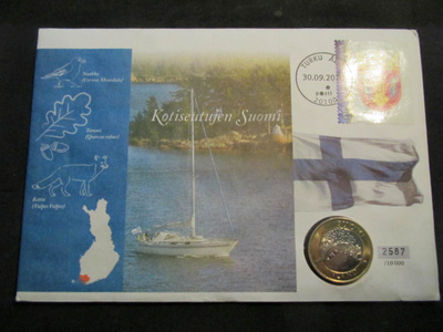 5 euro 2010. Varsinais-Suomi. Rahakirje