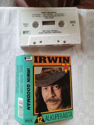 C- KASETTI: IRWIN GOODMAN : 12 ALKUPERÄISTÄ