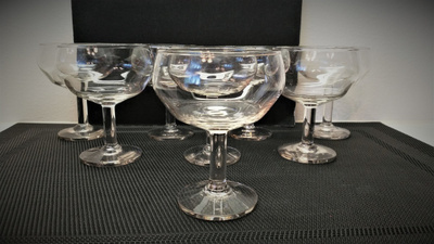 Iittala cocktail/samppanjalasit 8 kpl, 12 cl, 1900-1938