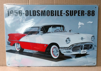 OLDSMOBILE SUPER 88 1956 mainos metallia