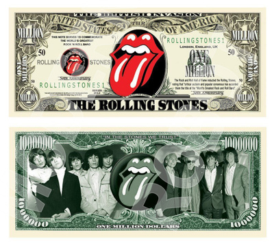 UUSI THE ROLLING STONES SETELI * DOLLARI - ILMAINEN TOIMITUS