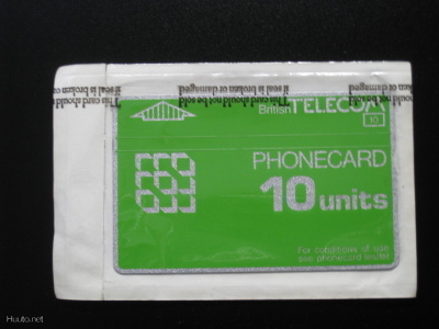Puhelukortti – British Telecom, avaamattomassa pakkauksessa
