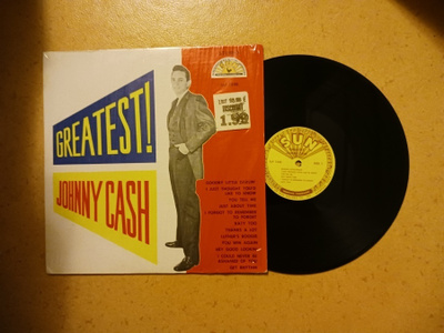 Johnny Cash – Greatest! lp US 1969 Rockabilly, Country